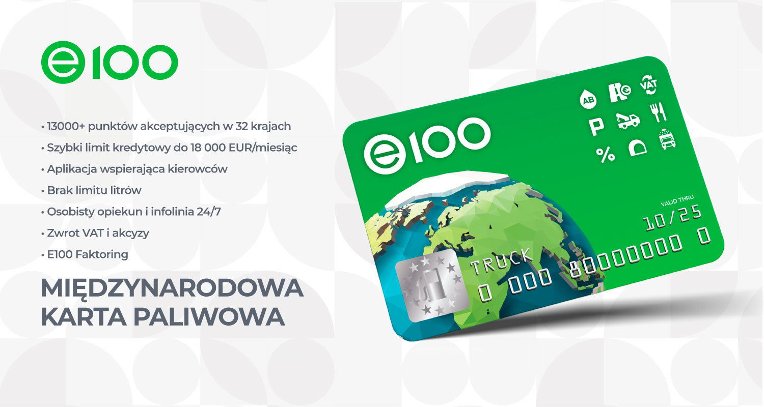 Międzynarodowa Karta Paliwowa E100