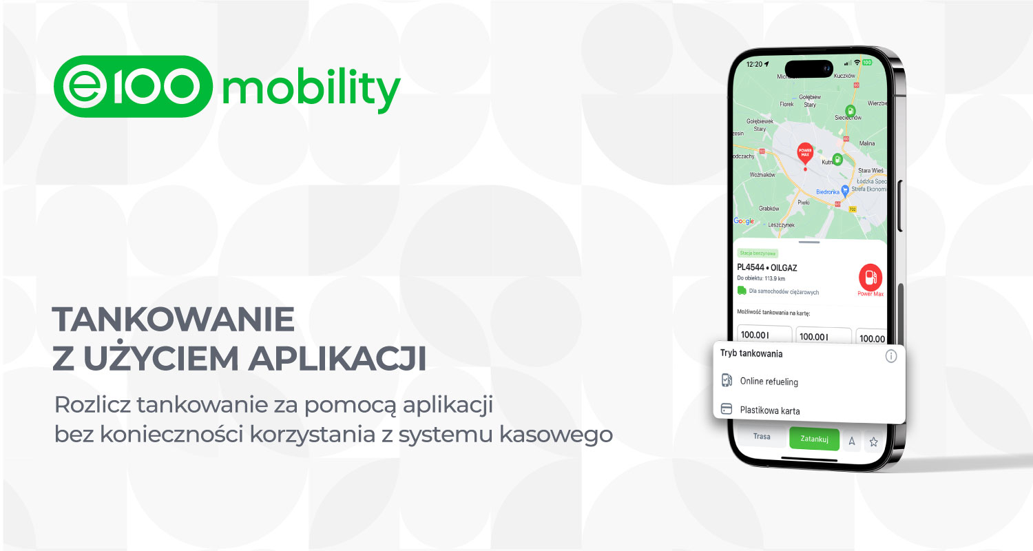 E100 Mobility – funkcjonalność aplikacji E100 Mobile 