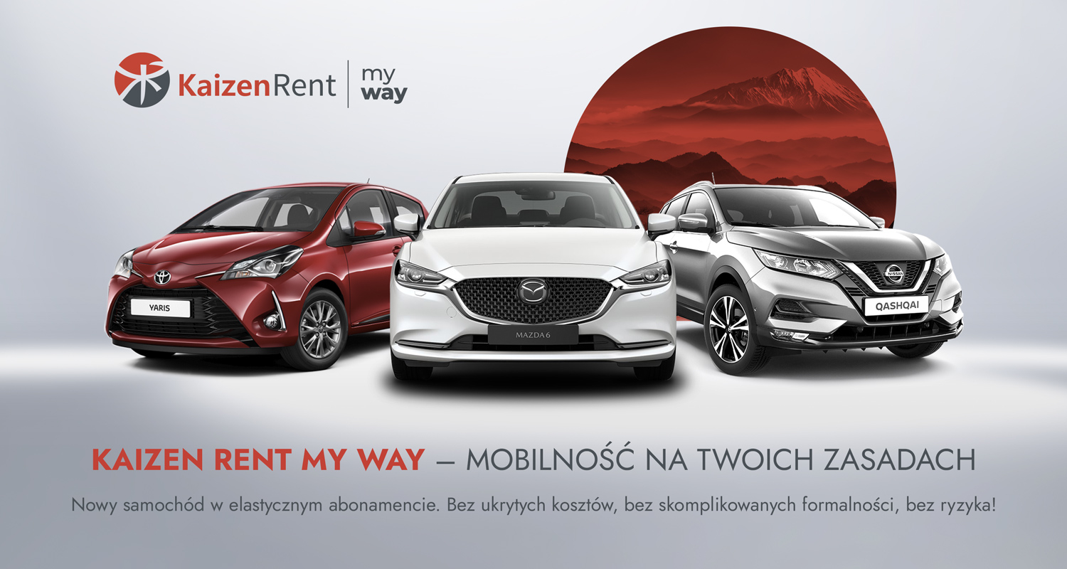 Kaizen Rent My Way – Mobilność na Twoich zasadach!