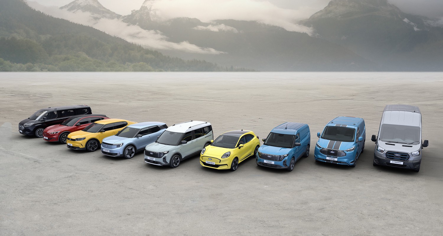 FORD – pełna gama samochodów elektrycznych / Hybrydowych 