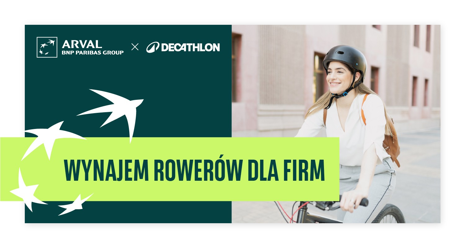 Wynajem rowerów Arval & Decathlon