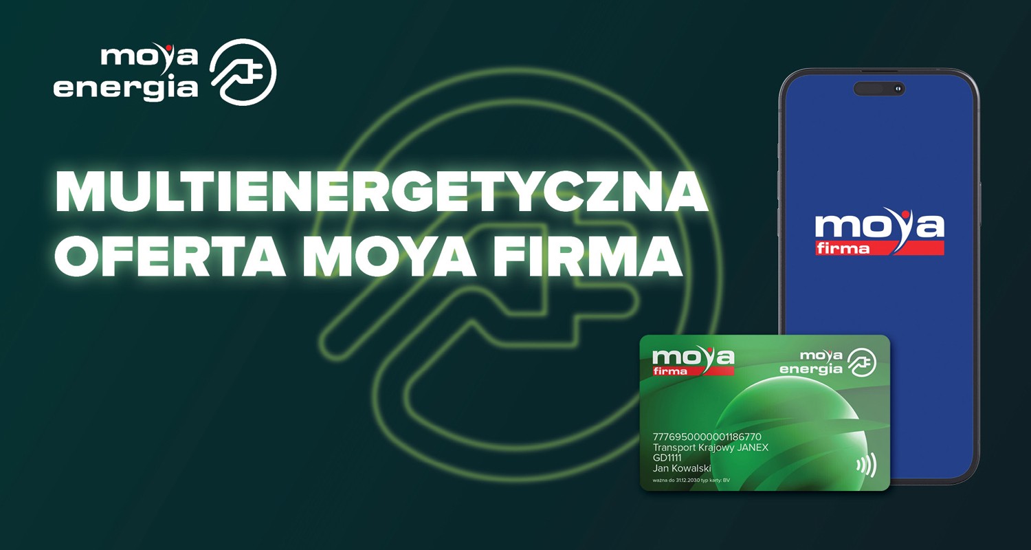 Multienergetyczna karta flotowa MOYA