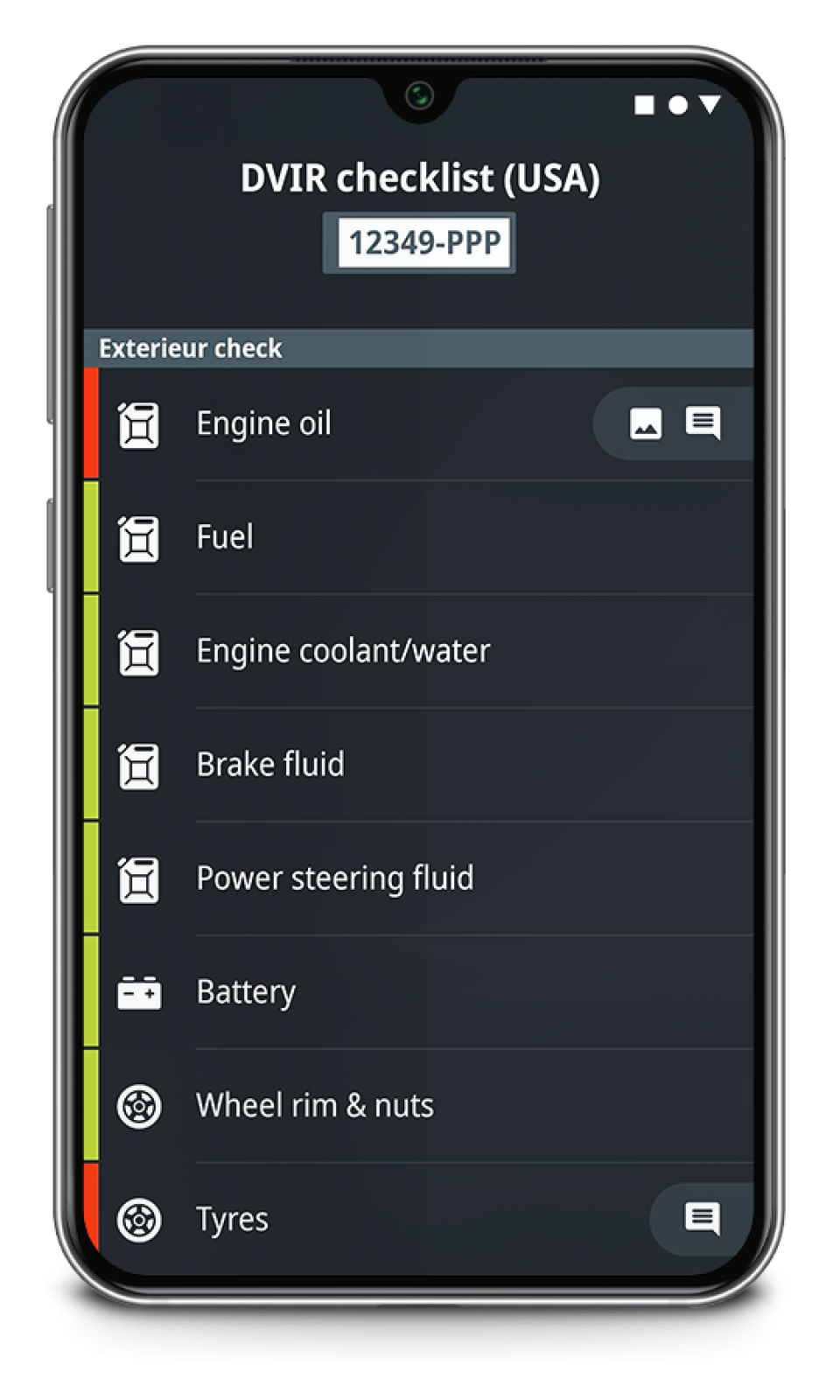Vehicle_Check_App_phone_20_dvir_checklist